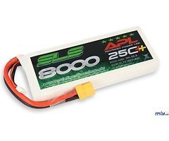 SLS Batterie LiPo Akku APL 8000mAh 3S1P 11,1V 25C+/40C
