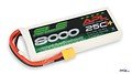 SLS Battery LiPo Battery APL 8000mAh 3S1P 11.1V 25C + / 40C - Thumbnail 1