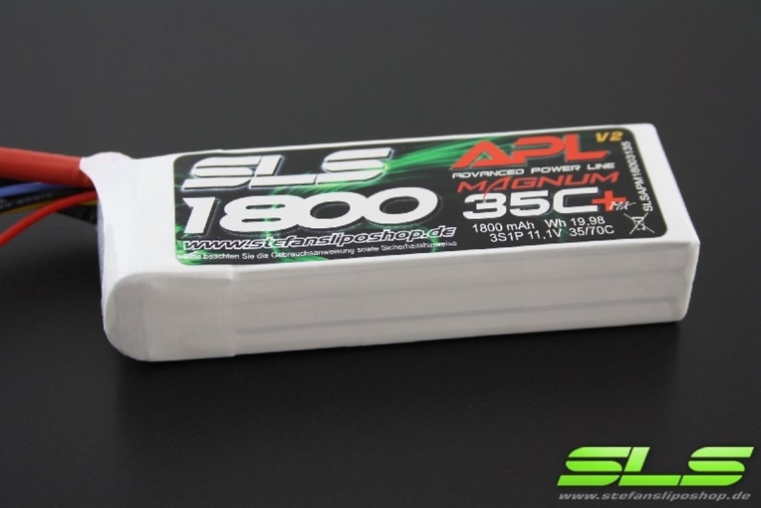 SLS Battery LiPo Battery APL MAGNUM 1800mAh 4S1P 14,8V 35C/70C - Thumbnail 2