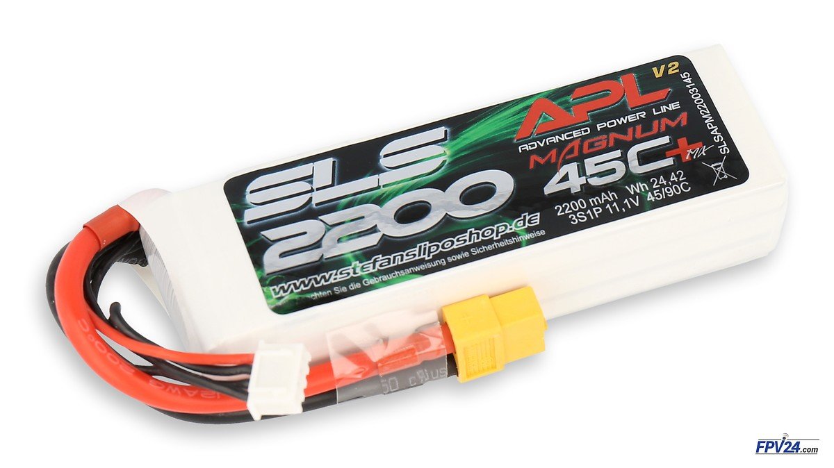 SLS Battery LiPo Battery APL MAGNUM 2200mAh 3S1P 11.1V 45C / 90C - Thumbnail 1