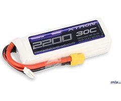 SLS Batterie LiPo Akku XTRON 2200mAh 4S1P 14,8V 30C/60C XT60