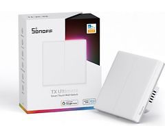 SONOFF TX Ultimate T5-2C-86 WiFi Smart Wandschalter - 2 Taster - weiss