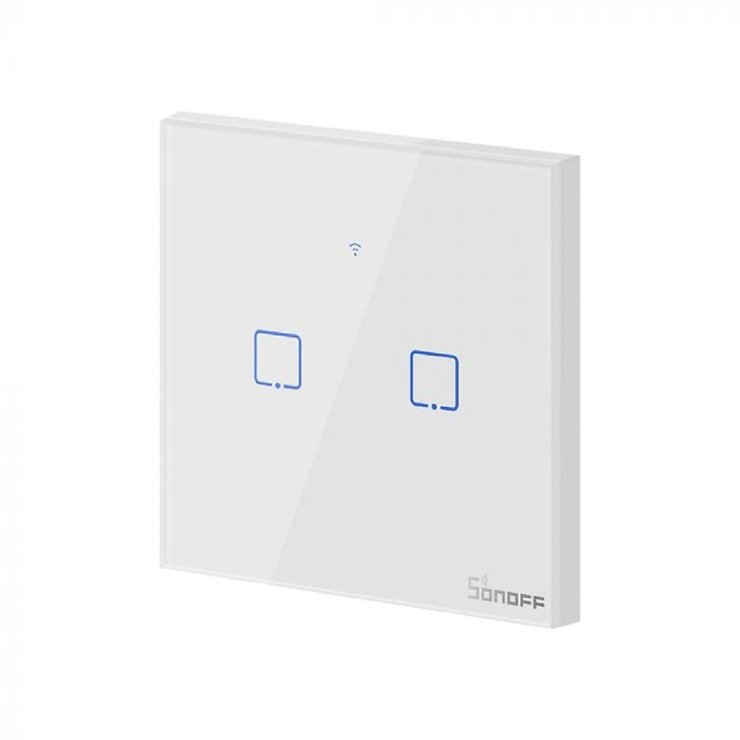 Interruptor de pared inteligente WiFi SONOFF T0EU2C - Thumbnail 3