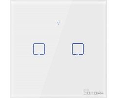 SONOFF T0EU2C WiFi Smart Wandschalter - 2 Taster