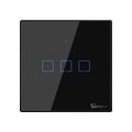 SONOFF T3EU3C WiFi Smart Wandschalter - 3 Taster - schwarz - Thumbnail 2