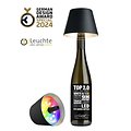 Sompex TOP 2.0 LED RGBW Battery Bottle Light Black