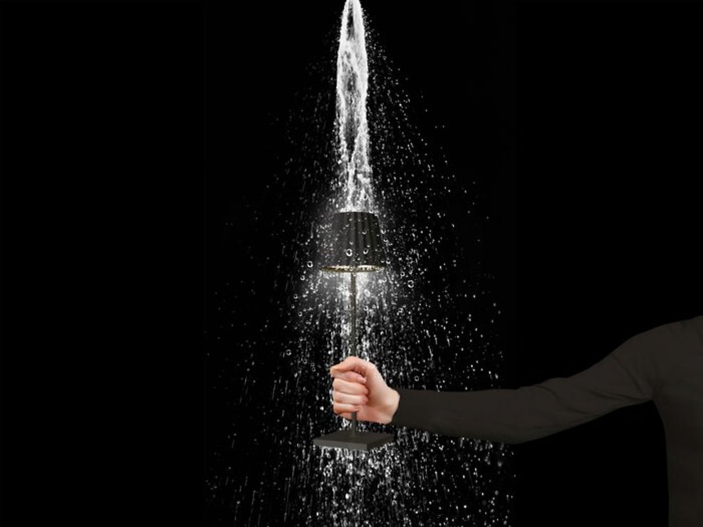 Sompex Troll 2.0 LED Gartentischleuchte schwarz - Thumbnail 3