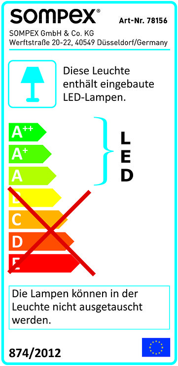 Sompex Troll LED Gartenstehleuchte weiß - Thumbnail 3