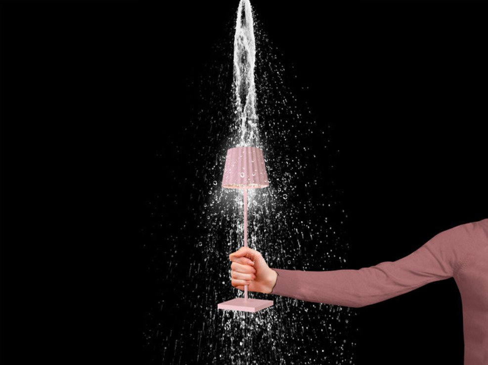 Sompex Troll 2.0 LED Gartentischleuchte pink - Thumbnail 3