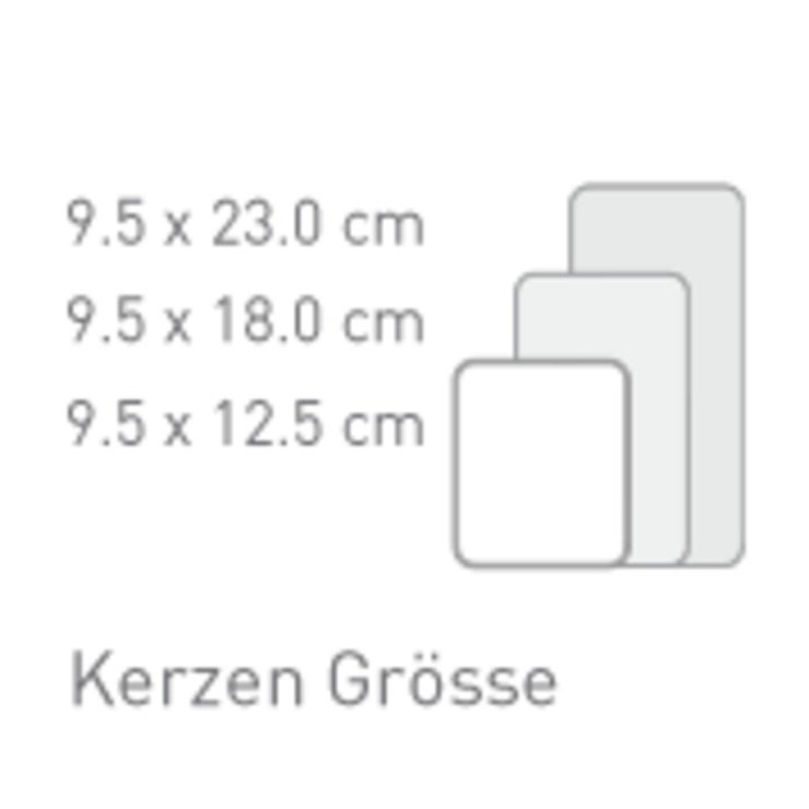 Sompex LED Kerze Flame elfenbein 9,5 x 23cm Timer - Thumbnail 2