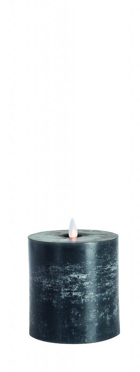 Sompex LED Kerze Flame anthrazit 11 x 10,5cm Timer und fernbedienbar - Pic 1