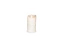 Sompex LED Kerze Flame weiß gefrostet 8 x 18cm Timer - Thumbnail 1