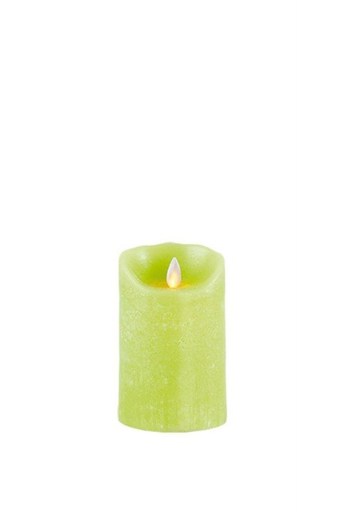 Sompex LED Kerze Flame limone 8 x 12,5 cm Timer und fernbedienbar - Pic 1