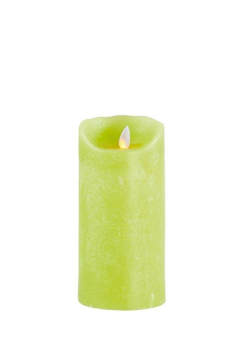 Sompex LED Kerze Flame limone 8 x 18 cm Timer und fernbedienbar - Pic 1
