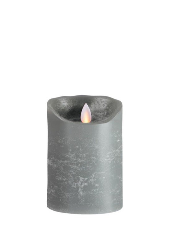 Sompex LED Kerze Flame grau 8 x 12,5cm Timer und fernbedienbar - Pic 1
