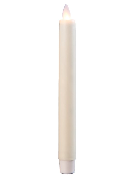 Sompex LED Stabkerze Flame elfenbein 2,5 x 23cm Timer fernbedienbar - Pic 1
