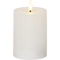 Star Trading LED candle real wax 7,5x12,5 cm Flame Flow wax mirror white 