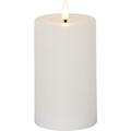 Star Trading LED candle real wax 7,5x15 cm Flame Flow wax mirror white 