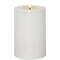 Star Trading LED candela Flame Flow Big vera cera 10x17,5 cm cera specchio bianco 