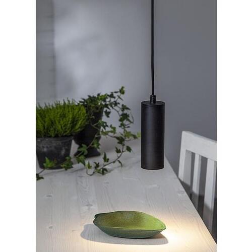 Star Trading lampada a sospensione GU10 HIDE w. Interruttore nero