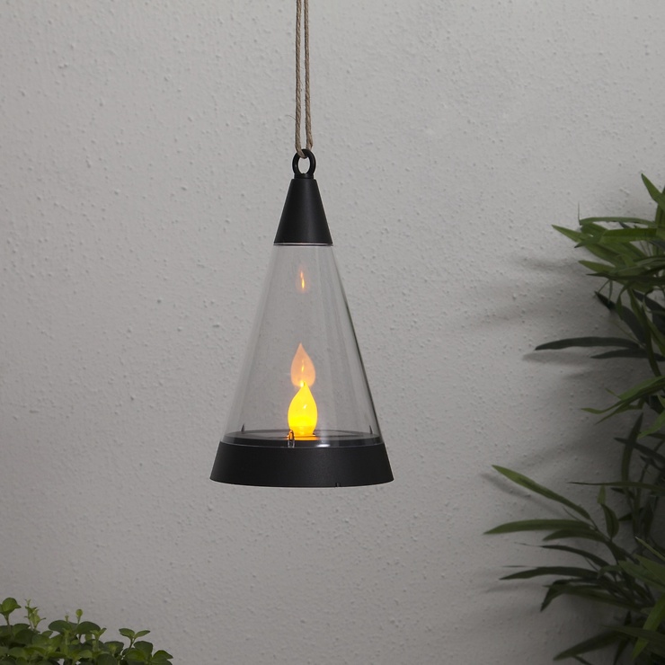 Star Trading Pisa LED Solar-Windlicht 3-in-1 Schwarz - Thumbnail 3