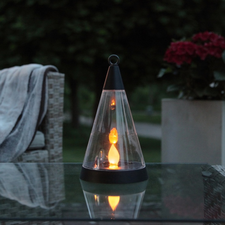Star Trading Pisa LED Solar-Windlicht 3-in-1 Schwarz - Thumbnail 2