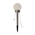 Star Trading Glory LED Solar-Lampe 3-in-1 Edelstahl Silber - Thumbnail 4