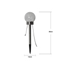 Star Trading Glory LED Solar-Lampe 3-in-1 Edelstahl Silber - Thumbnail 5