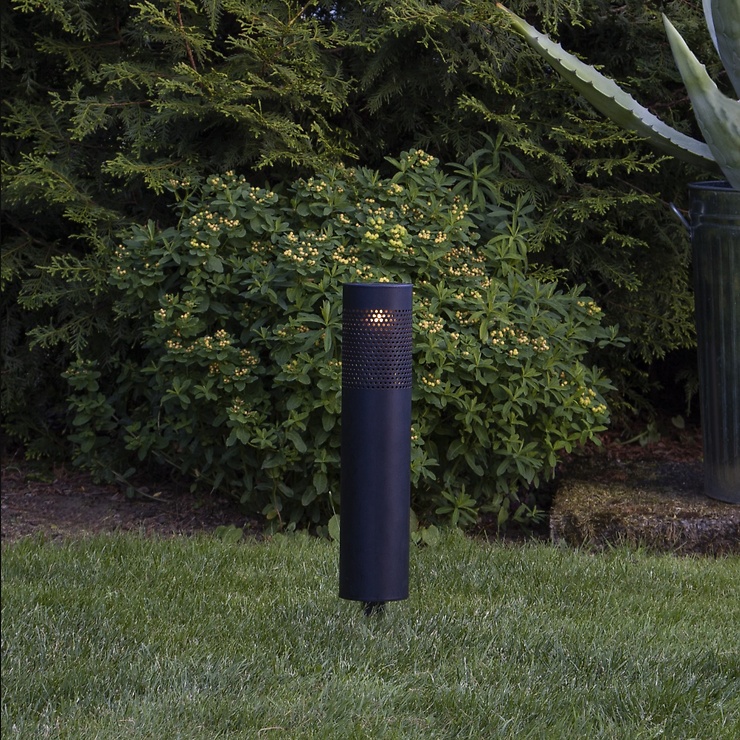 Star Trading Blace LED Solar-Wegeleuchte 45 cm Metall Schwarz - Thumbnail 2