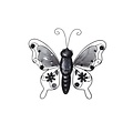 Star Trading Butterfly LED Solar-Wanddekoration Schmetterling 34 cm Schwarz - Thumbnail 2