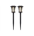 Star Trading Monaco LED Solar-Wegeleuchte 2er Set 32 cm Schwarz - Thumbnail 2