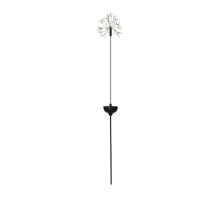 Star Trading Firework LED Solar-Leuchtdekoration 85 cm Schwarz - Thumbnail 3