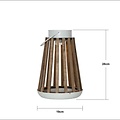 Star Trading Catania LED Solar-Laterne 28 cm Metall Beige - Thumbnail 5