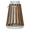 Star Trading Catania LED Solar-Laterne 28 cm Metall Beige - Thumbnail 1