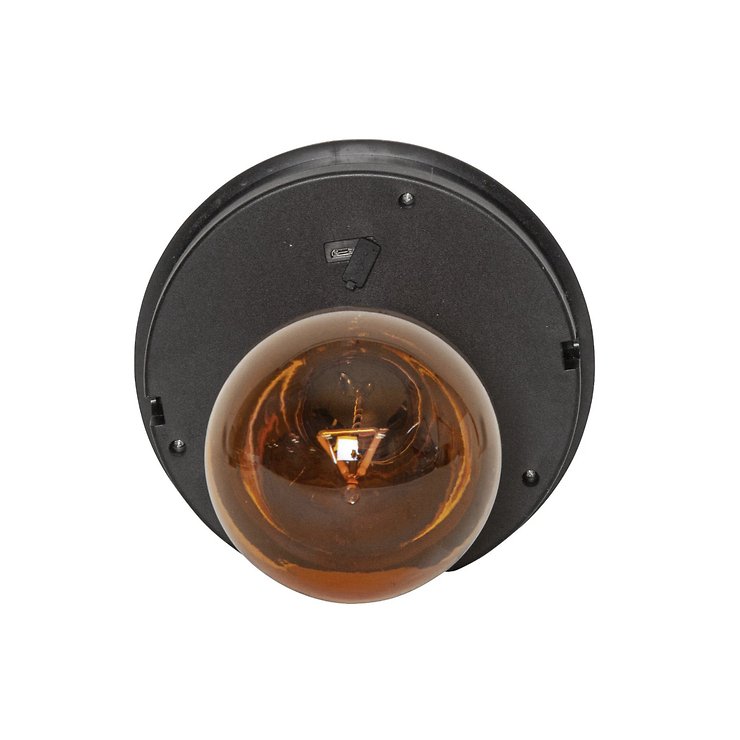 Star Trading Luce solare a LED Marron 18,5x25 cm per esterni marrone - Thumbnail 3