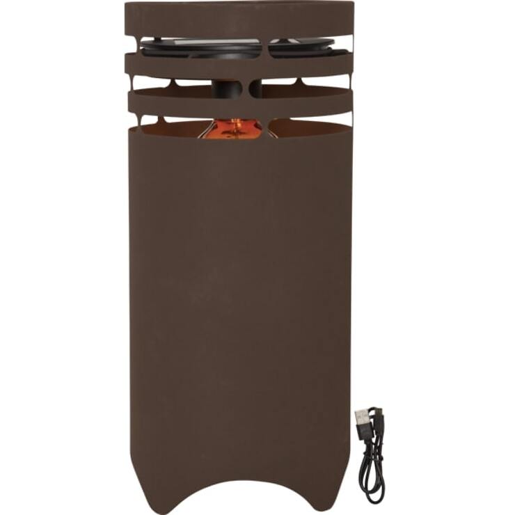 Star Trading LED solar light Marron 18.5x40 cm outdoor brown - Thumbnail 2