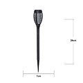 Star Trading Flame Mini LED Solar-Wegeleuchte 39 cm Schwarz - Thumbnail 3