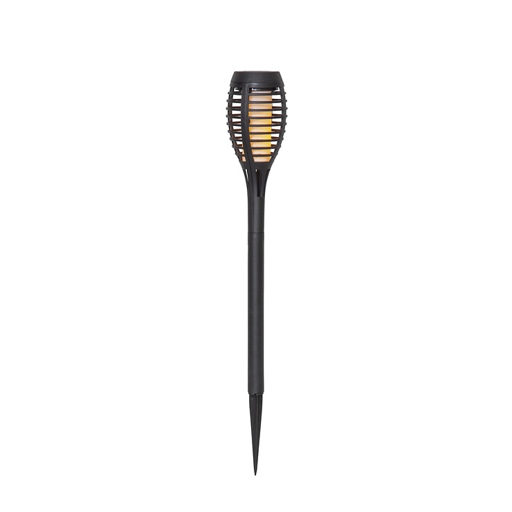 Star Trading Flame Mini LED Solar-Wegeleuchte 39 cm Schwarz - Thumbnail 2