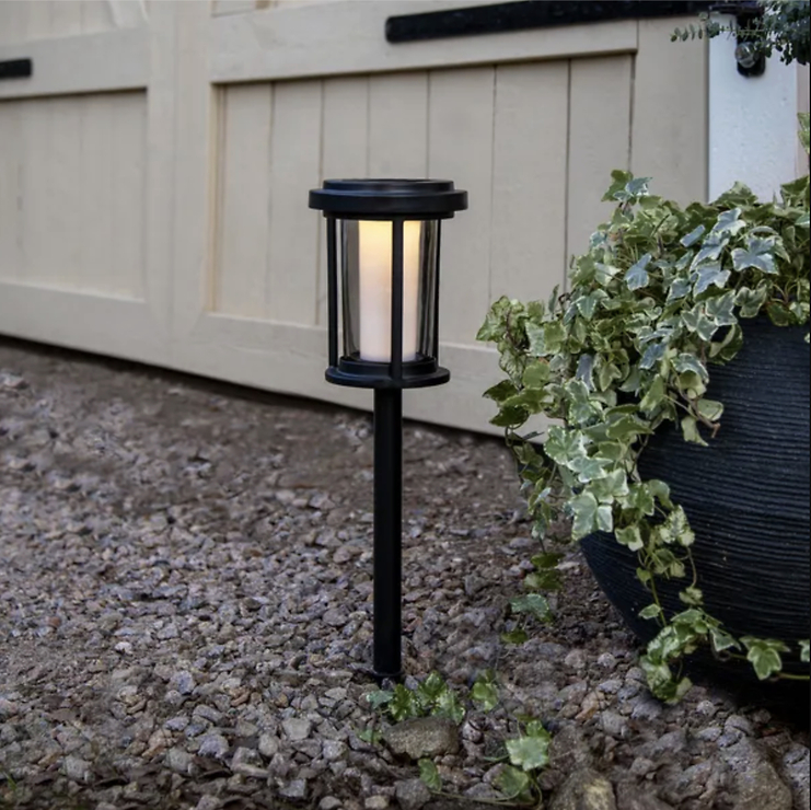Star Trading Alippa LED Solar-Wegeleuchte 44 cm Aluminium Schwarz - Thumbnail 1
