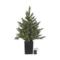 Star Trading LED Christmas tree Greyland 80 LED 90cm battery-powered outside - Thumbnail 1