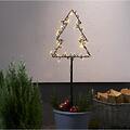 Star Trading Lichterbaum Gartenstecker Spiky 60 LED warmweiß 32 x 90 cm schwarz - Thumbnail 2