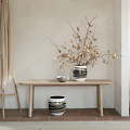 Stelton Vase Stockholm Lignum 14cm aluminium émail blanc - Thumbnail 2