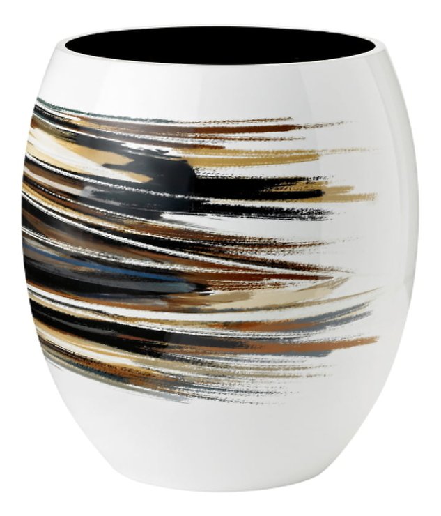 Stelton Vase Stockholm Lignum 18cm aluminium émail blanc - Thumbnail 1