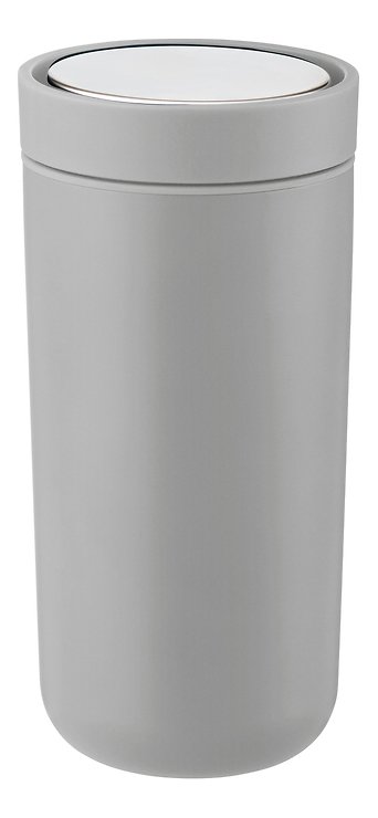Stelton Thermobecher to go Click 340 ml Edelstahl hellgrau matt - Thumbnail 1