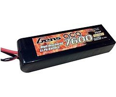 GensAce Batterie LiPo Akku 7600mAh 7.4V 25C 2S2P Lipo Battery mit TRX Connector