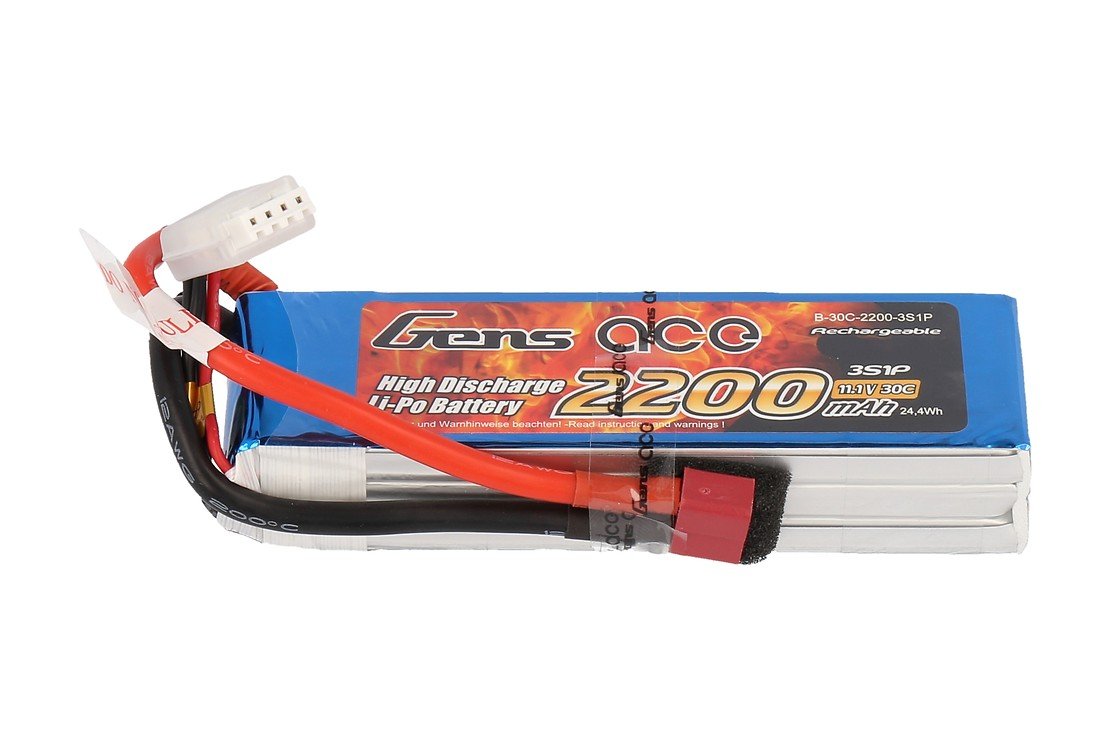 GensAce  Batterie LiPo Akku  2200mAh 3S1P 30C - Pic 1