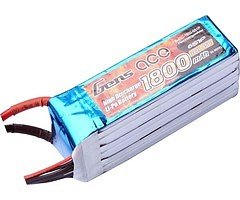 GensAce Batterie LiPo Akku 1800mAh 22.2V 45C 6S1P