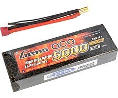 GensAce Batterie LiPo Akku 50C 5000mAh 2S1P Hardcase 10