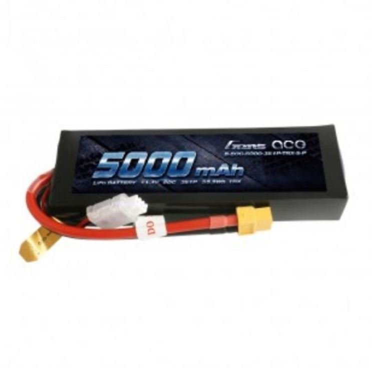 GensAce Batterie LiPo Akku 5000mAh 11.1V 50C 3S1P XT60 Plug - Pic 1