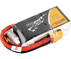 Tattu Batterie LiPo Akku 1300mAh 4S1P  14.8V 45C